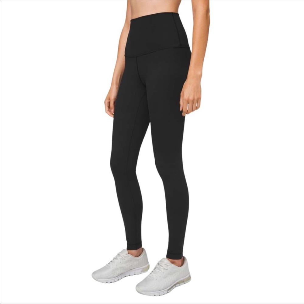 Lululemon Wunder Under Black High Rise Size 8, 28” Inseam